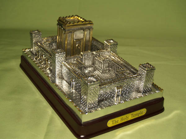 Holy Temple in Jerusalem at time of Christ: Silver-plated